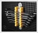 Wrench Holder - Accessory for Organizer Genie Pegboards to Organize Wrenches (Capacity 7 Wrenches)