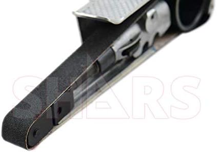 Shars 3/4" x 20.5" Mini Air Belt Sander, Multi Position, Variable Speed with 3pcs Belts (60, 80, 120 Grit) 202-2421 R