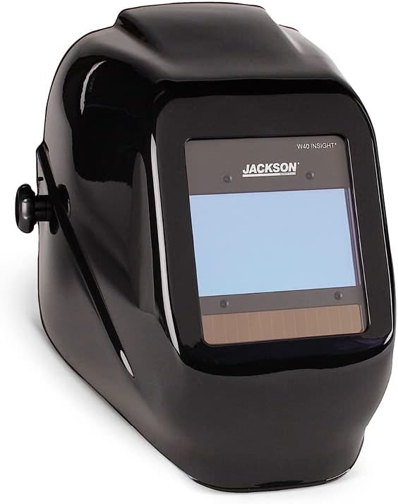 Jackson Safety HLX 100 Welding Hood - Ultra Lightweight Auto Darkening Welding Helmet with Insight Digital Variable ADF - ANSI Z87.1