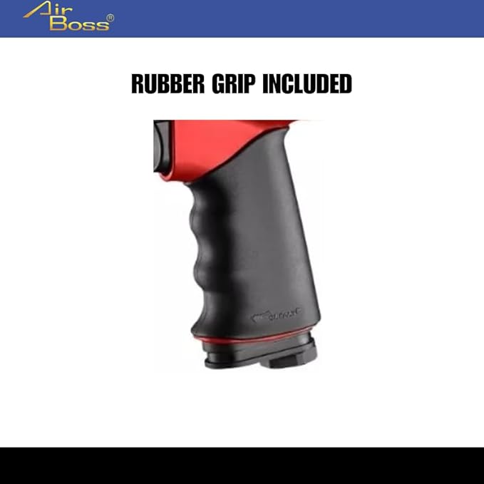 AW-100T 1/2" Mini Air Impact Wrench – Compact Design, 598 ft-lb Max Torque, 700 ft-lb Breakaway Torque, Twin Hammer Mechanism for Industrial and Automotive Use