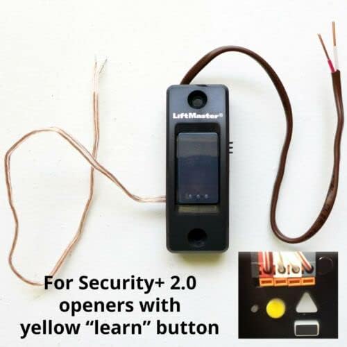 Garage Door Remote Control ONLY Replacement Chamberlain LiftMaster Craftsman has Yellow Learn Button on Opener,with Security+ 2.0 and 310/315/390Mhz,Support 3 Door Openers in a Remote
