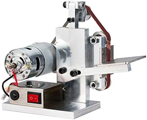 Diy Mini Belt Sander Electric Knife Apex Edge Sharpener Sanding Machine Belts Adapter Polisher Kits 7 Speed Diy Polishing Grinding Machine Power Tools Sander