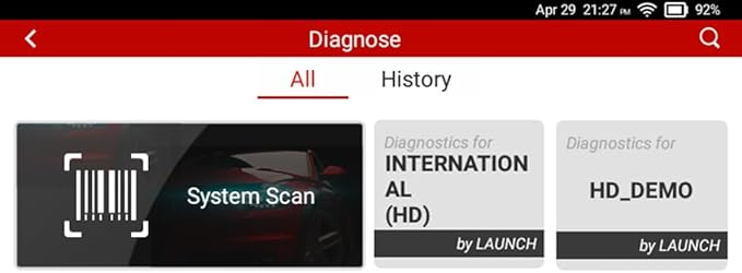 LAUNCH Scanner International Heavy Duty Truck Bus Diagnostic Scan Tool, Actuation Test,Coding,Special Functions, Full System Diagnosis, Lifetime Free Upgrade
