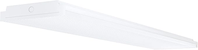 AntLux 72W LED Wraparound Light 4FT LED Office Lights Ceiling, 8600 Lumens, 4000K Neutral White, 4 Foot Flush Mount Wrap Lighting Fixture for Garage Workshop, Fluorescent Light Replacement