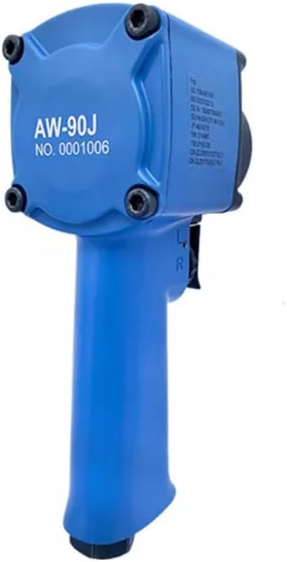 AirBoss AW-90J 1/2" Lightweight Air Impact Wrench – 650 ft-lb Breakaway Torque, Jumbo Hammer Mechanism, Compact Design for Automotive and Industrial Use