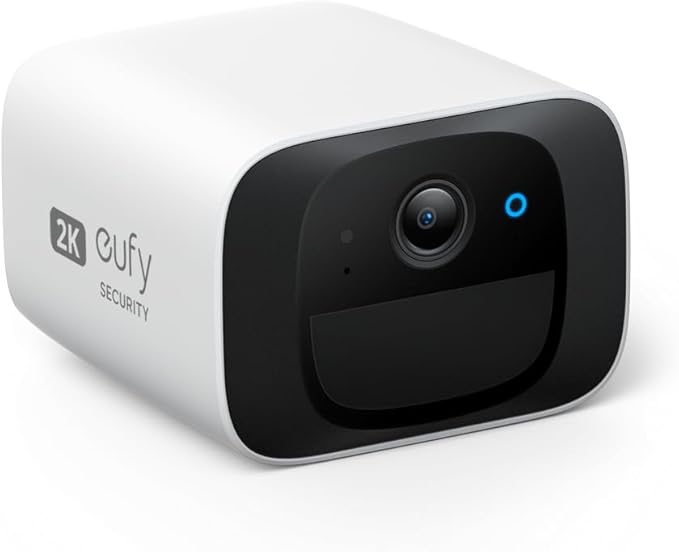 eufy Security SoloCam C210, Wireless Outdoor Camera, 2K Resolution, No Monthly Fee, Wireless, 2.4 GHz Wi-Fi, HomeBase 3 Compatible (Homekit is not Supported)