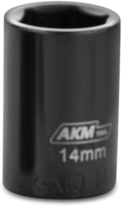 3/8 Inch Drive 14mm Magnetic Impact Socket Set, 1 PCS Metric, 6 Point, Cr-Mo, Square Drive, Magnetic Socket