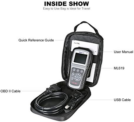 Autel MaxiLink ML619 OBD2/EOBD Code Reader with ABS/SRS Diagnostic (Upgraded Version of AL619)