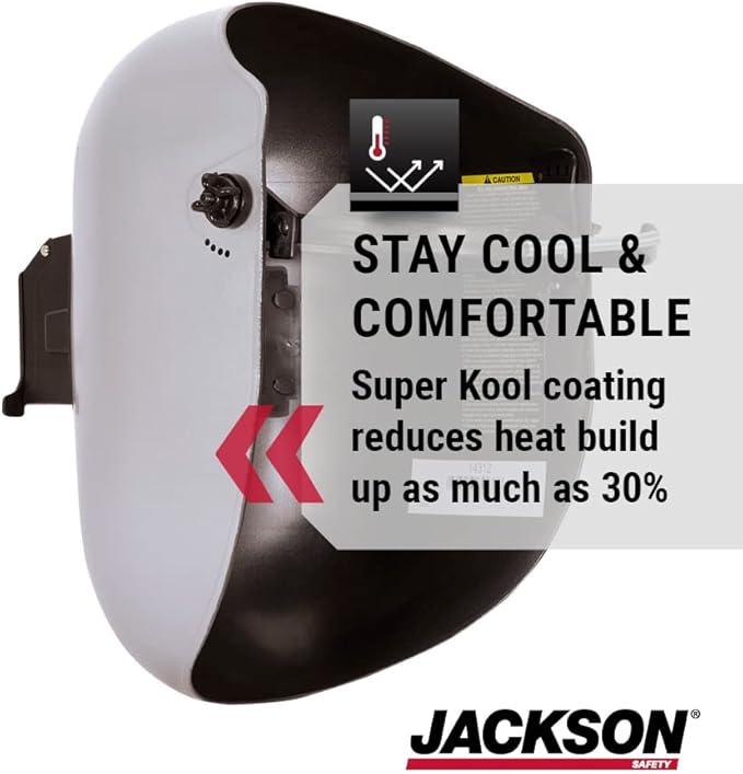 Jackson Safety PL 280 Pipeline Welding Hood - Flip Front Welding Helmet - Shade 10, ANSI Z87.1 (Multiple Headgear Styles and Colors)