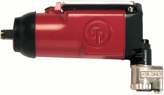 Chicago Pneumatic CP7722 3/8 Inch Air Impact Wrench, 90 ft. lbf/122 Nm, 9500 RPM, Butterfly, Rocking Dog, 4 Positive Power Settings, 360 Swivel Inlet