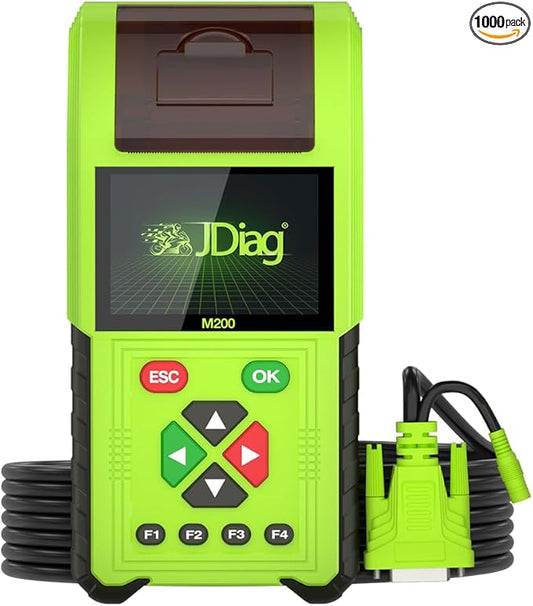 2023 TopDiag M200 Motorcycle Diagnostic Scanner Moto Fault Code Reader Battery Tester Motoscan Tool(OBD Version)
