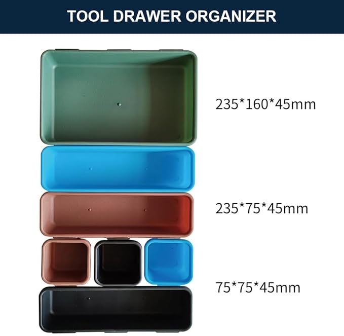 7 Drawer Metal Tool Chest 30 inch,Tool Cart On Wheels with Wheels,Mechanic Tool Cart with Lock and Toolboxes Trays for Garage Tool Storage Cabinet,(Blue)