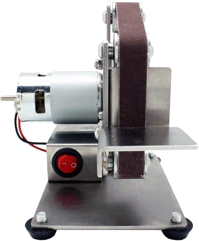 OPHIR DIY 100W Mini Belt Sander Electric Polishing Grinding Belt Machine Multifunctional Sander Sanding Machine