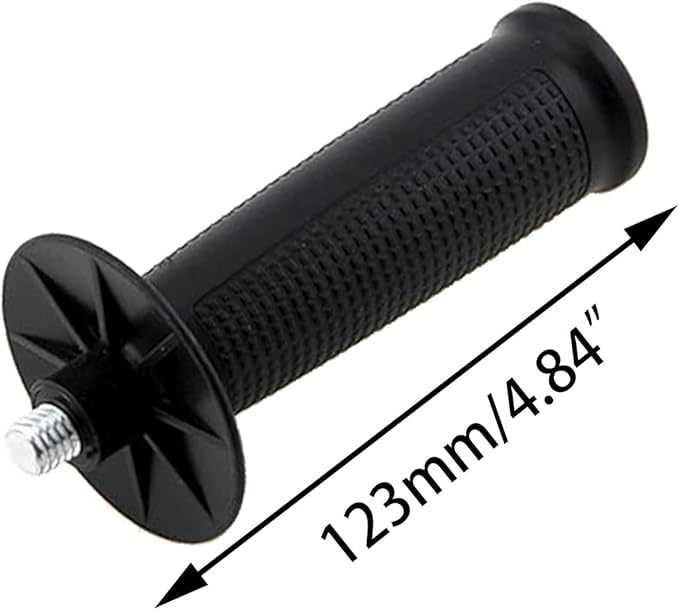 TAODAN 10mm Diameter Threaded Auxiliary Side Handle Replacement Angle Grinder Accessory Suitable for Angle Grinders and Sander Bed