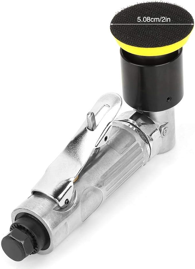 2Inch Random Orbital Air Sander for Auto Body Work, 15000rpm Pneumatic Polisher 4.0cfm 90psi Polishing Tool