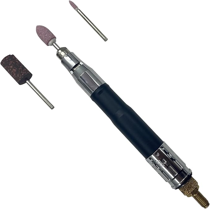 Engraving Polishing Pen Sander Air Grinder Kit Pneumatic Tool Engraving Pencil for Grinding,Carving,Rust(70000PRM 90psi)