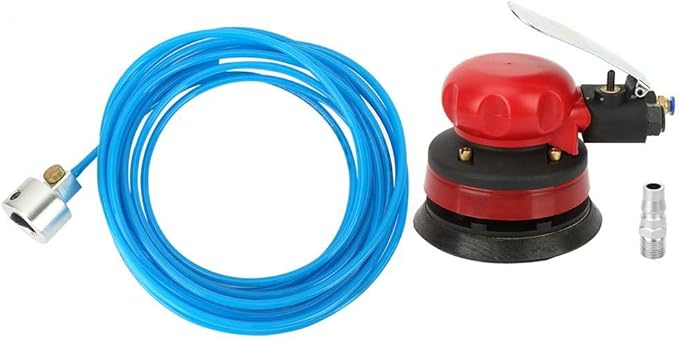 Pneumatic Water Sander, 5" Pneumatic Polisher Air Water Sander 1/4" Inlet Grinding Machine Kit