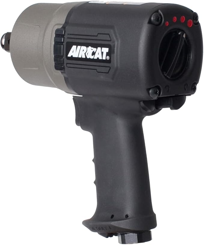AIRCAT Pneumatic Tools 1770-XL 3/4 Inch Composite Impact Wrench 1600 ft-lbs of Torque