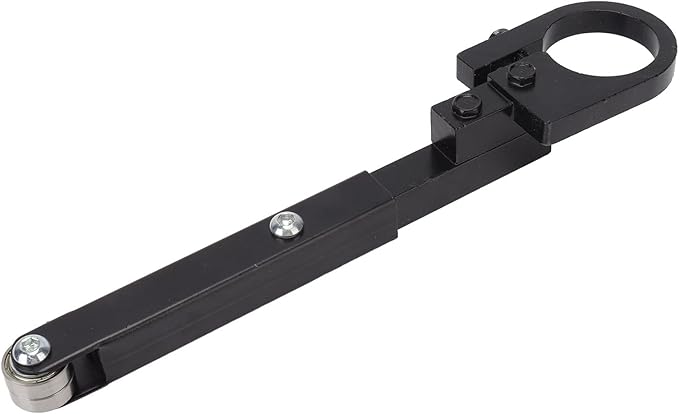 Belt Sander Attachment, Belt Grinder Parts, Sturdy Steel Low Noise Impact High Stability Sand Belt Machine Pipe for Knife Gaps Hole