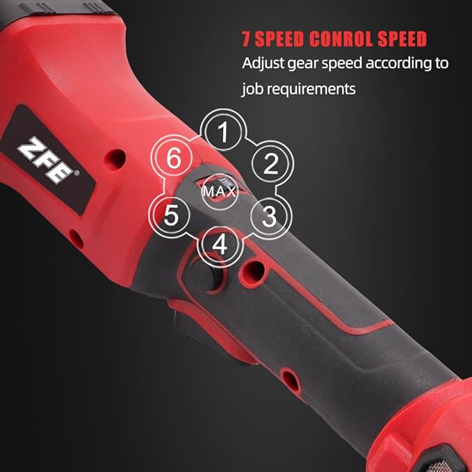 Cordless Pipe Tube Polisher Sander, ZFE 21V 28A Stainless Steel Belt Sander for Angle Grinder, Speeds Adjustable Pipe Polisher Belt Sander Brushless, Wire Drawing Machine for Metal Pipe Grinding