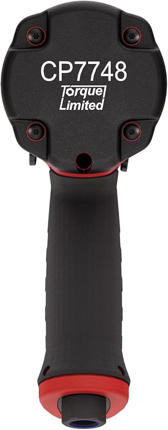 Chicago Pneumatic CP7748TL-2-1/2 Inch Air Impact Wrench with 2 Inch Extended Anvil, Torque Limited, Pistol Handle, Max Torque Reverse Output 960 ft.lbs / 1300 Nm - 7000 RPM, Twin Hammer
