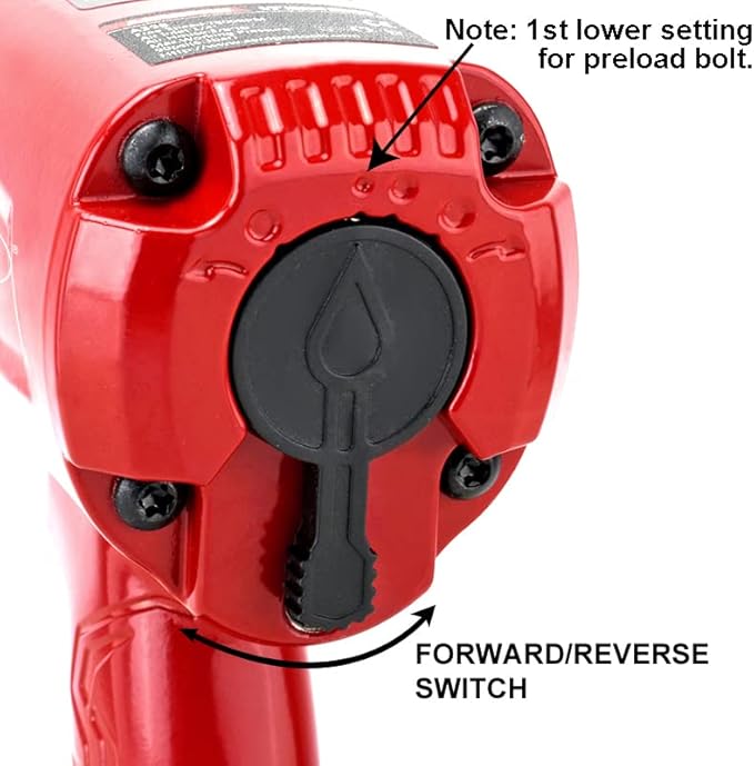 AEROPRO TOOLS 1/2-Inch Aluminum Air Impact Wrench(A398),Twin Hammer with 1000FT-LB Super Torque, Pneumatic Impact Gun, for Auto Repair, Tire Shop (A398 Aluminum Housing)