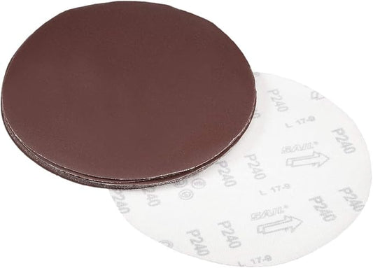uxcell 9 Inch Sanding Disc 240 Grits Flocking Sandpaper for Sander 10 Pcs