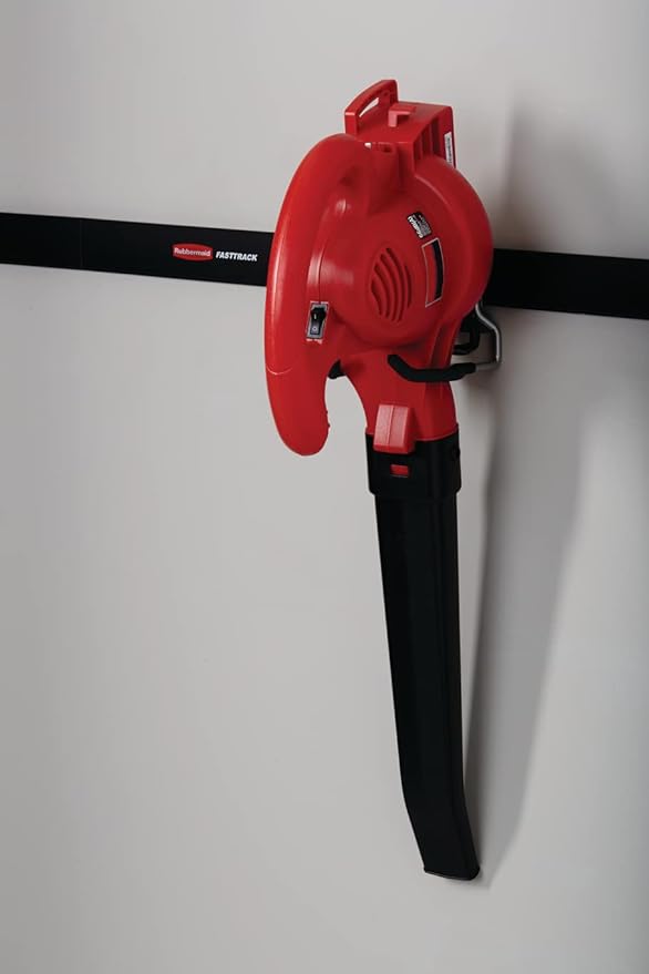 Rubbermaid Garage FastTrack Power Tool Holder, Satin Nickel, Wall Mounted Storage System, Holds up to 50 pounds, for Home/Garage/Tool Organization