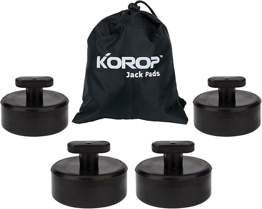 Lifting Jack Pad (4pcs) Compatible with Chevy Corvette C5 C6 C7, Rubber Lift Point Adapter Jack Pucks with Storage Bag