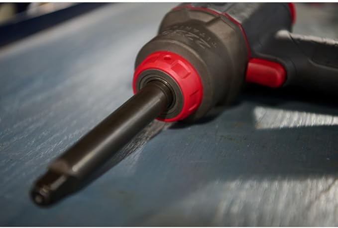 Ingersoll Rand 2236QPTIMAX DXS2 1/2" Air Impact Wrench, Quiet, 1500 ft-lb Torque, Titanium Hammercase, Pin Retainer, Pistol, Interchangeable Anvil, Multi-functional Tool
