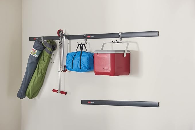 Rubbermaid FastTrack Cord Hook, Garage Organization and Storage, Heavy Duty, Storage for Coolers/Cords/Ropes/Hoses