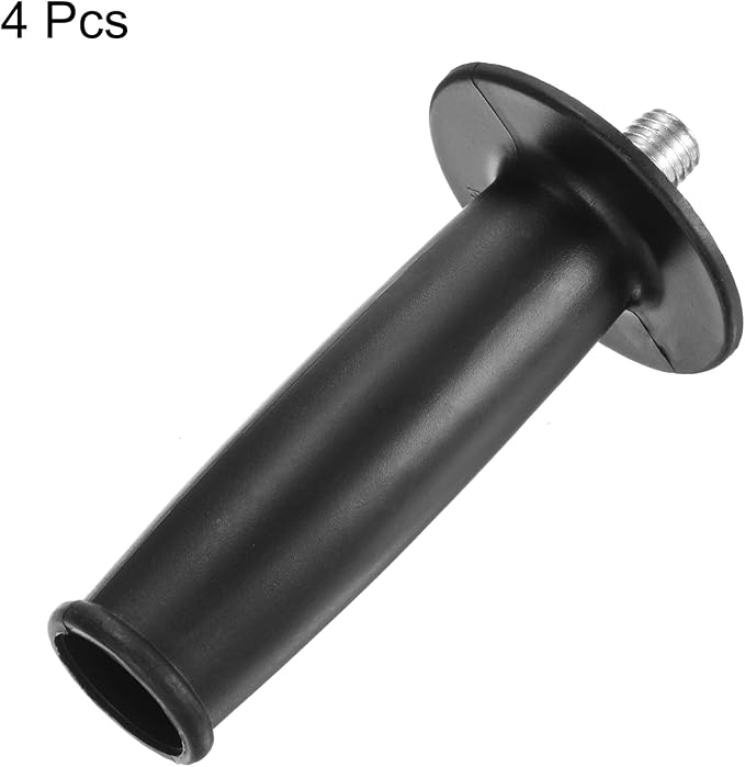 HARFINGTON 4pcs Angle Grinder Side Handle 14mm Thread 141mm Length Plastic Angle Grinder Handle Replacement Auxiliary Sander Handle Tool