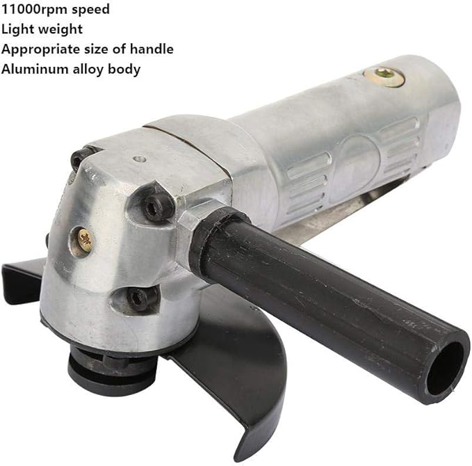 Hilitand 4" Air Angle Grinder Sander Cut Off Polisher 11000rpm 1/4" Thread Pneumatic Grinder Tool