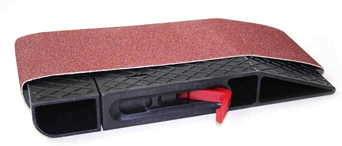 Milescraft 1605 SandDevil3.0 Hand Sander with 3" x 21" Sandpaper Belt,Red