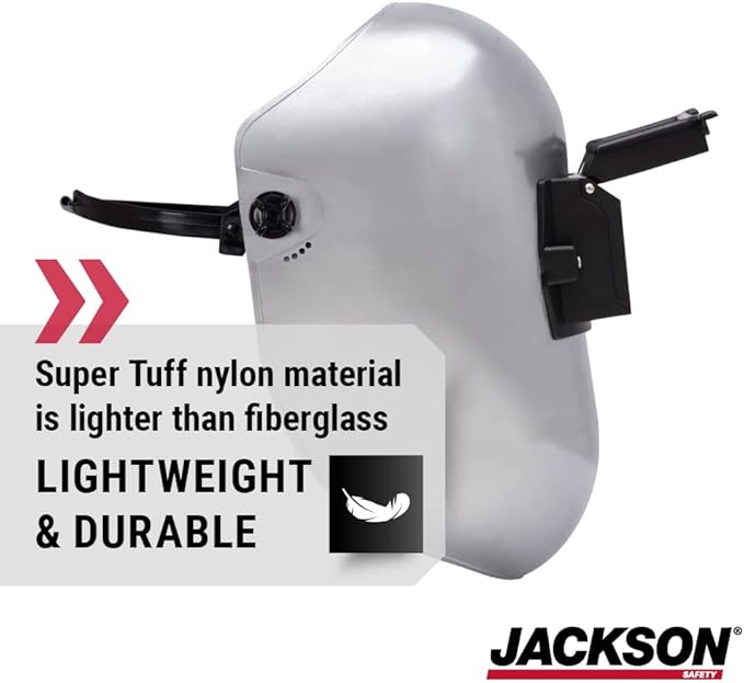Jackson Safety PL 280 Pipeline Welding Hood - Flip Front Welding Helmet - Shade 10, ANSI Z87.1 (Multiple Headgear Styles and Colors)
