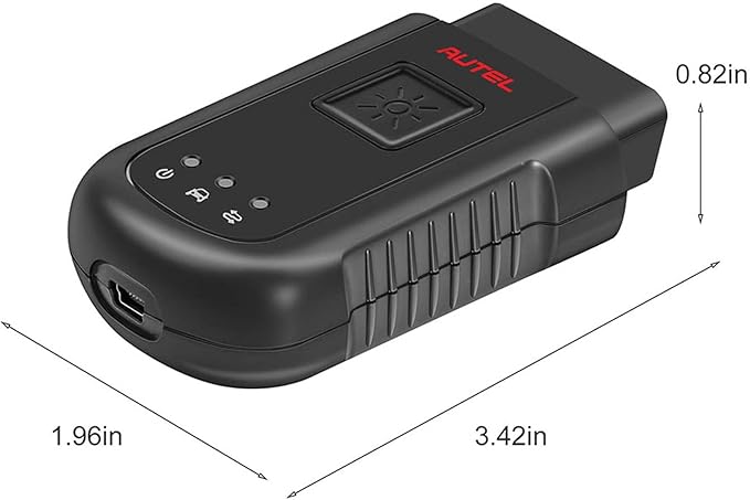 Autel MaxiVCI V100 Bluetooth Vehicle Communication Interface OBD Scanner Comprehensive Diagnostics Work with MS906BT, MK906BT, MS906TS, MK908, MS908, MS908S Pro, MS908 Pro, MK908P, MaxiSYS Elite