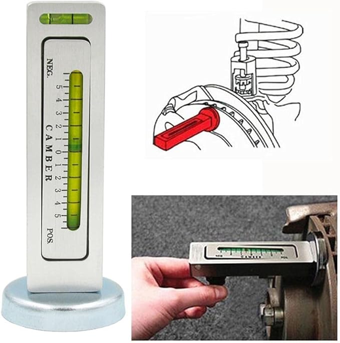 YQABLE Camber Gauge Castor Strut Wheel Alignment Adjustable Gauge Tool Camber Gauge Castor Strut Wheel Alignment for Car Truck