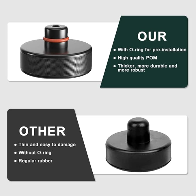 BANGTING Lifting Jack Pad Set Compatible with Tesla Model 3/S/X/Y, 4 Pucks with a Storage Case, Accessories for Tesla Vehicles