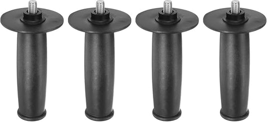 HARFINGTON 4pcs Angle Grinder Side Handle 10mm Thread 141mm Length Plastic Angle Grinder Handle Replacement Auxiliary Sander Handle Tool