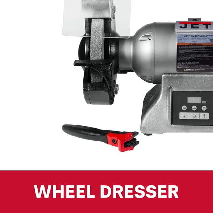JET Variable Speed 8" Grinder and 4" x 36" Belt Sander, 1 HP, 115/230V 1Ph (Model IBGB-436VS)