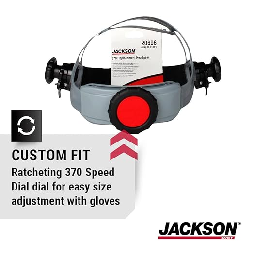 Jackson Safety 370 Replacement Headgear - Welding Helmet Accessories - Adjustable