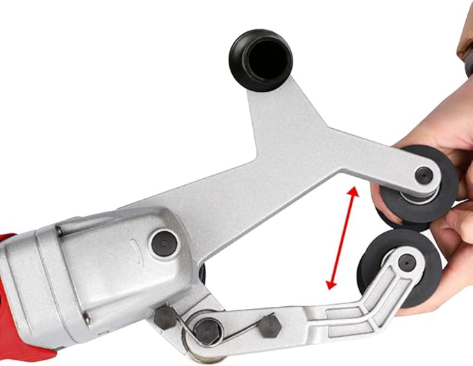 SPTA 110V 800W Professional Stainless Steel Pipe Tube Polisher Sander with Alumina Oxide Sanding Belt, Silicon Carbide Wheel, Pole Burnishing Polisher Machine