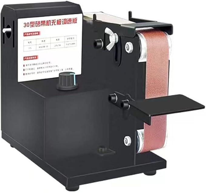 Diy Mini Belt Sander Electric Knife Apex Edge Sharpener Sanding Machine Belts Adapter Polisher Kits 7 Speed Diy Polishing Grinding Machine Power Tools Sander (TYPE 30)
