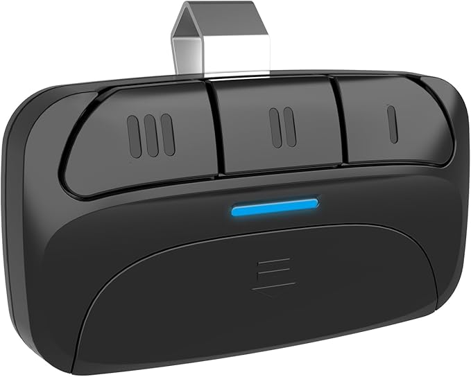 Garage Door Opener Remote for Chamberlain Liftmaster Craftsman Learn Button Openers, Replacement for 893MAX 893LM 891LM 371LM 373LM 971LM 973LM 81LM, Visor Clip Included