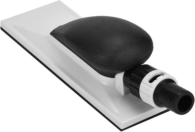 Hand Sanding Block, Dust Extraction Sanding Grinding Sponge Pad Dust Free Hand Sander with Handle 200 * 70mm for Wood Polishing, Household Cleaning, Car Repair