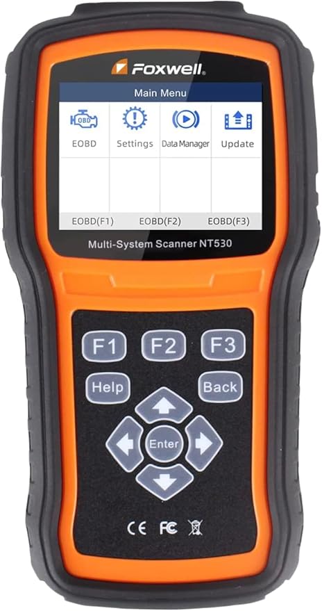 FOXWELL NT530 for Honda Acura - All Systems, All Maintenance Service - Bidirectional Diagnostic Scan Tool OBD2 Scanner Automotive Code Reader ABS Bleed SRS Airbag SAS TPMS TPS EPB Oil Reset CKP