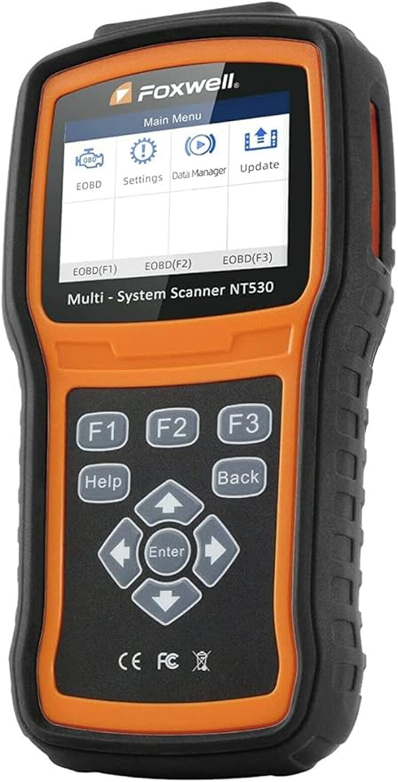 FOXWELL NT530 for Honda Acura - All Systems, All Maintenance Service - Bidirectional Diagnostic Scan Tool OBD2 Scanner Automotive Code Reader ABS Bleed SRS Airbag SAS TPMS TPS EPB Oil Reset CKP