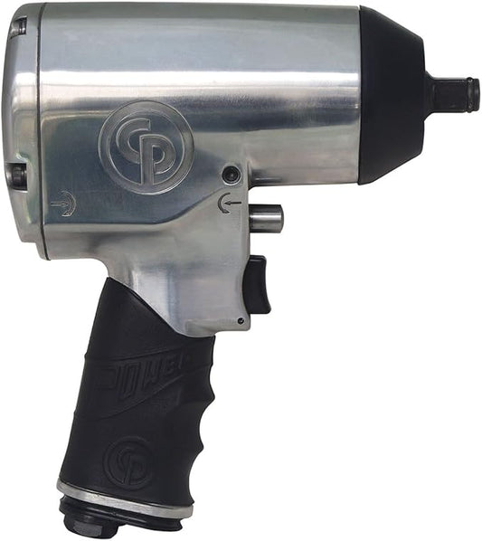 Chicago Pneumatic CP749 Air Impact Wrench (1/2 Inch), Air Impact Gun Industrial Repair & Assembly Tool, Pistol Handle, Twin Hammer, Max Torque Output 610 ft. lbf/827 Nm 6400 RPM