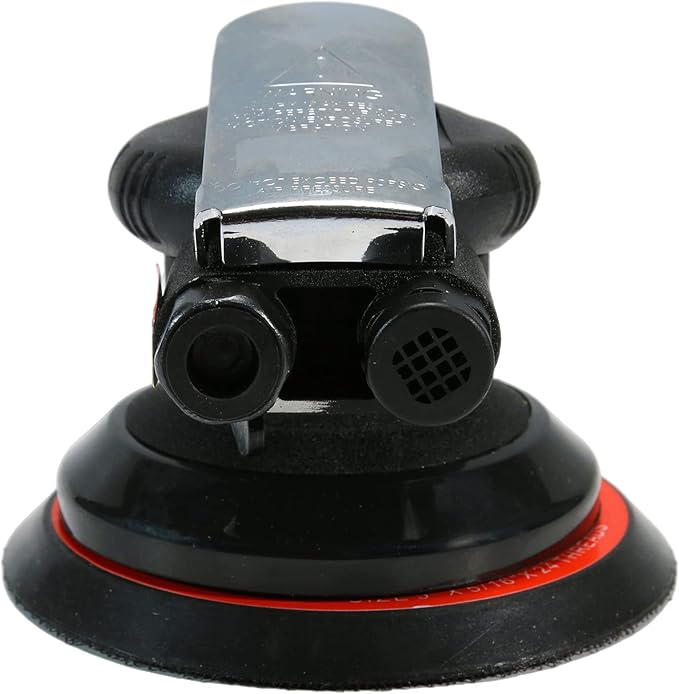 Professional Heavy Duty 5" Dual Action Random Orbit Air Sander, Orbital Pneumatic Palm Sander -Composite Design, Low Vibration