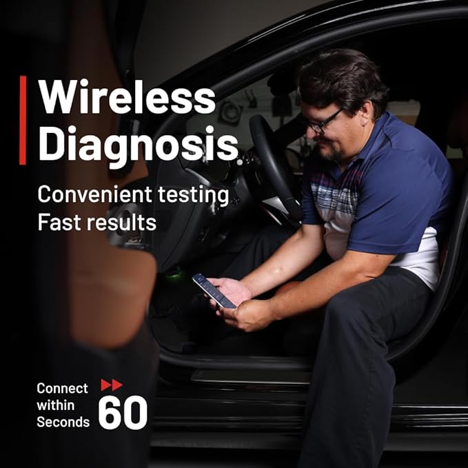 Innova 1000 OBD2 Scanner Bluetooth - Check Engine, ABS, SRS - No Subscriptions - Updates Included - Diagnostic Scanner for iPhone & Android - Supports 1996-2023 Vehicles - App Only Works in USA